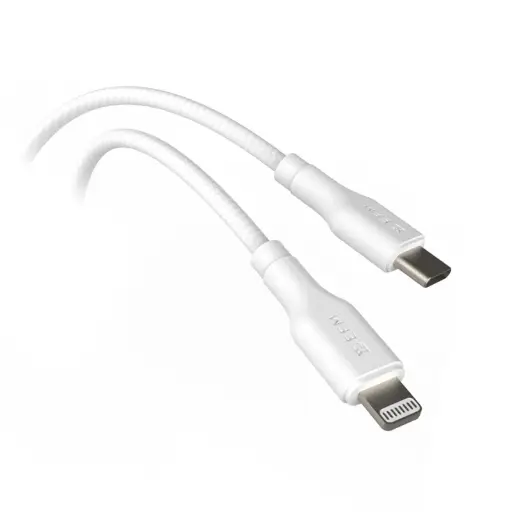[EFCASAE938WHI] EFM USB-C to Lightning Braided 2M Cable - White