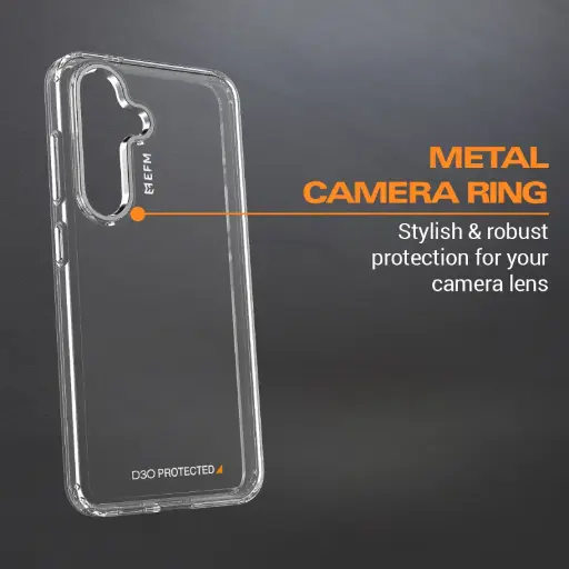 [EFCVTSG287CLE] EFM Volta Case w/D3O BIO suits Samsung Galaxy S24+ - Clear