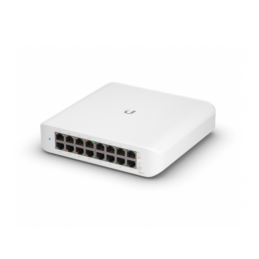 [USW-Lite-16-POE] Ubiquiti UniFi Switch Lite 16 PoE (8x 802.3at PoE+ Ports, 45W Total)