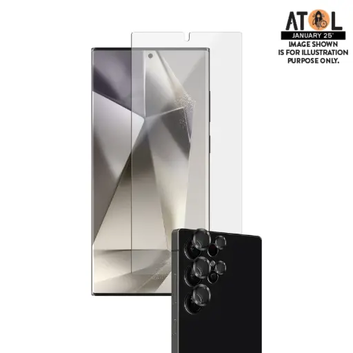 [EFSSG296BUNDLE] EFM 2-in-1 Screen & Camera Lens Armour Bundle suits Samsung Galaxy S25 Ultra