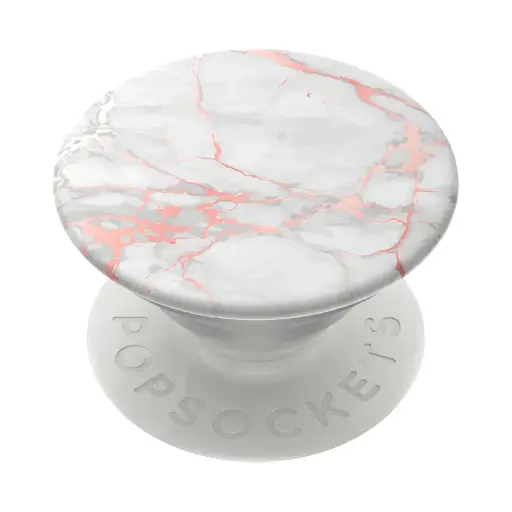 [801649] PopSockets PopGrip (Gen2) Rose Gold Lutz Marble