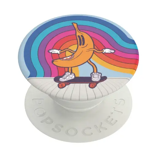 [806285] PopSockets PopGrip Universal Grip (Gen2) Holder - Retro Banana