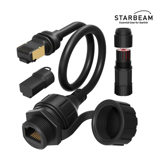 [SAT-SB-00013] STARBEAM Starlink Gen 3 Standard Waterproof Ethernet Extension Cable (50cm)