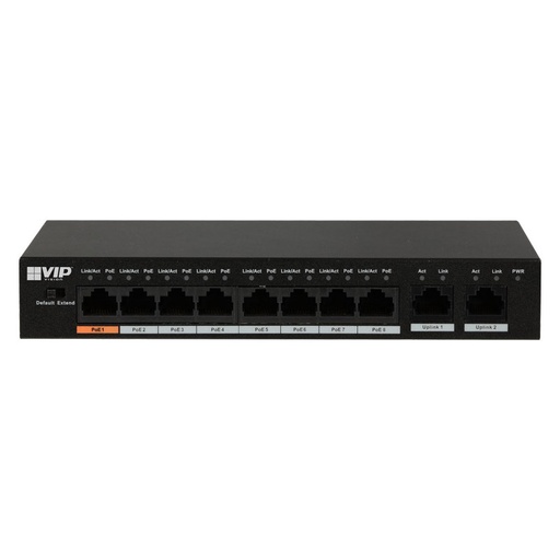 [VSPOE-SWA8G] VIP 8 Port Unmanaged Fast Hi-PoE Ethernet Switch
