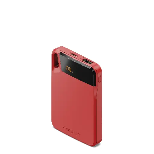 [CY4745PBCHE] Cygnett ChargeUp Boost 5,000 mAh Power Bank - Red